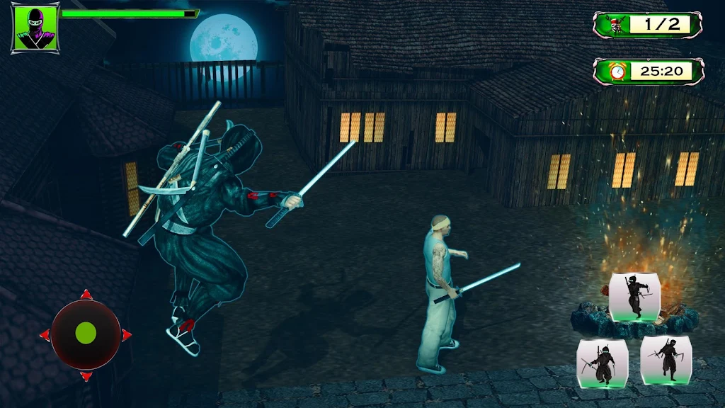 Ninja Hero Assassin Samurai Pirate Fight Shadow Captura de pantalla 0