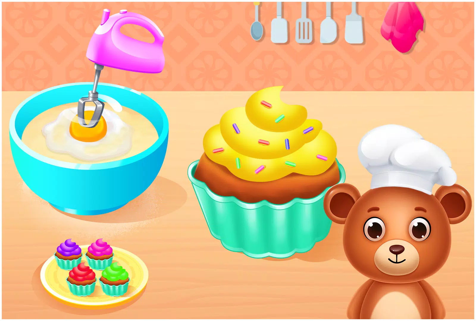 Animal Cafe Cooking Game Ekran Görüntüsü 3