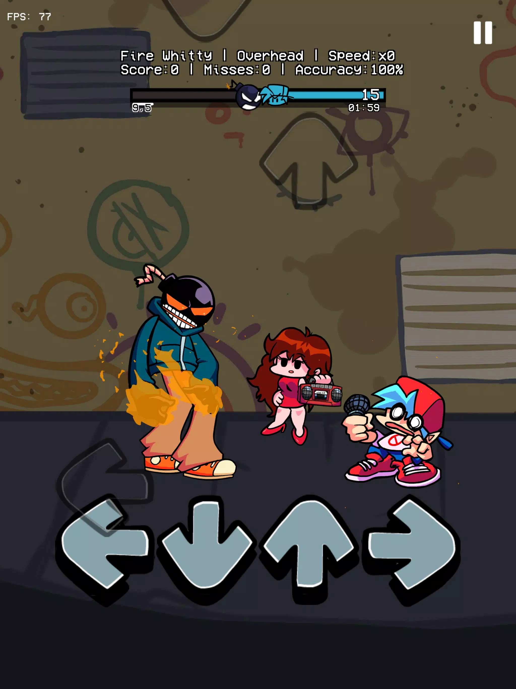 Music Battle Fire Fight Whitty Capture d'écran 0
