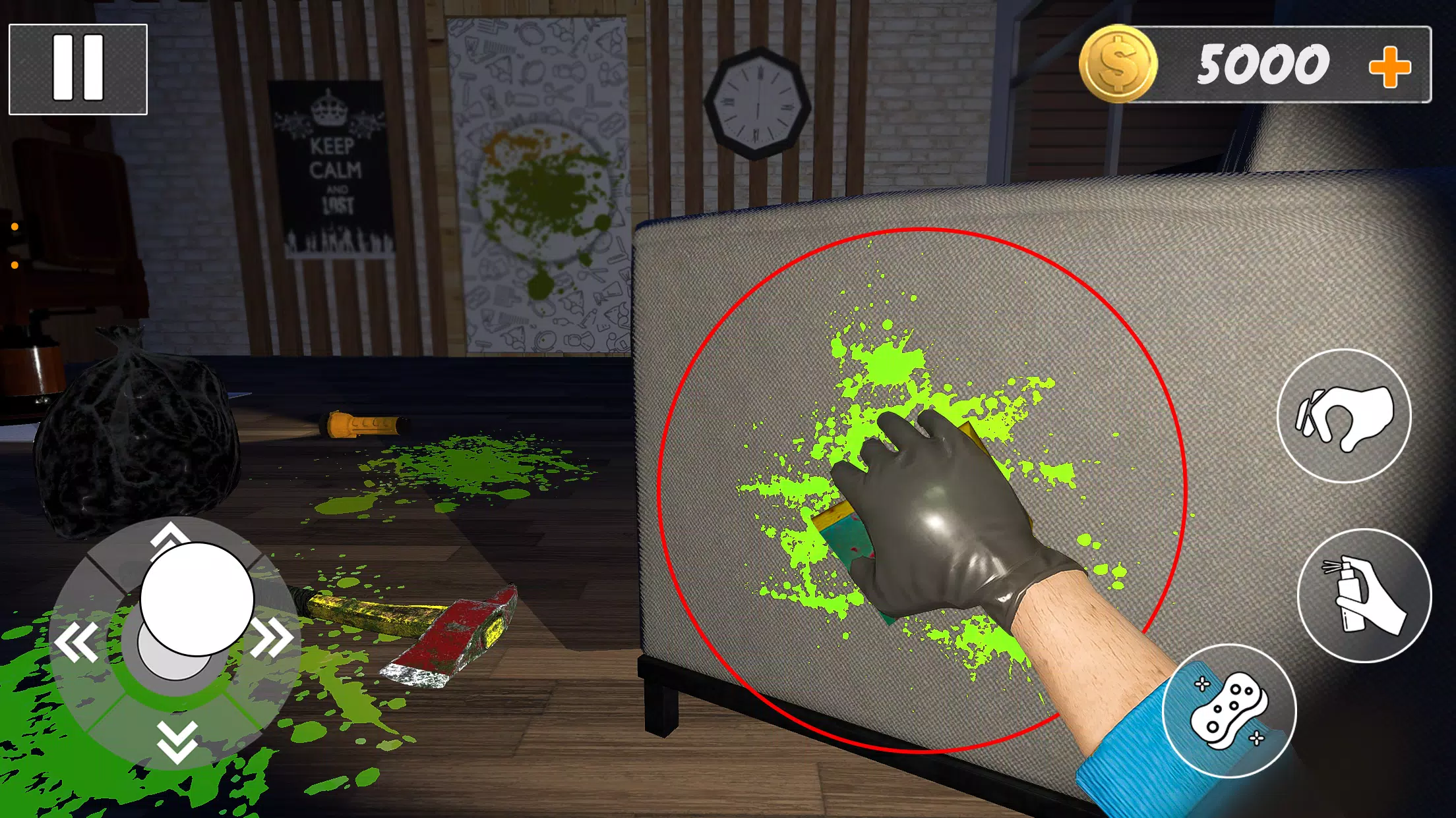 Murder Evidence Cleaner Games Schermafbeelding 2