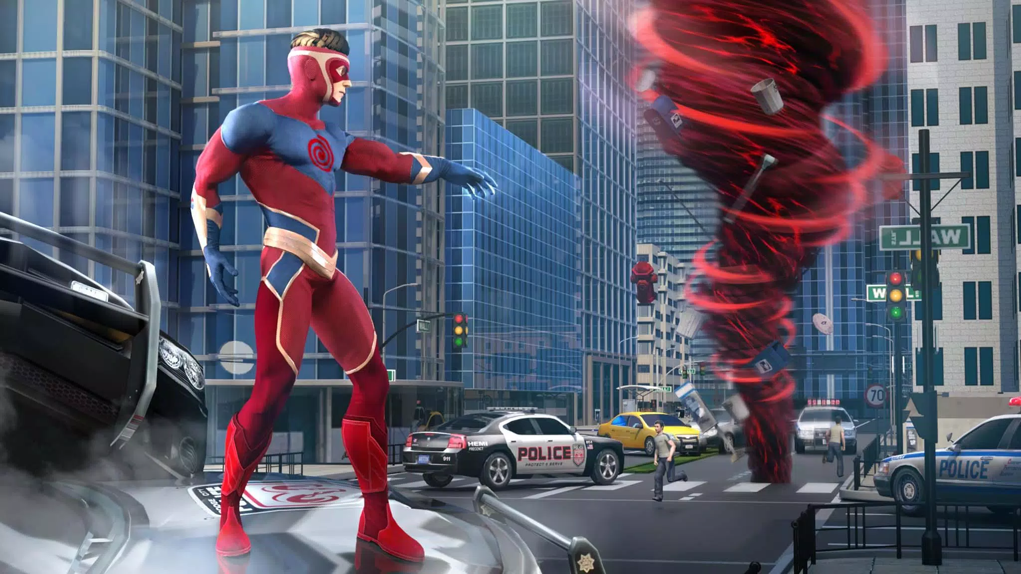 Hurricane Superhero Tornado ภาพหน้าจอ 0