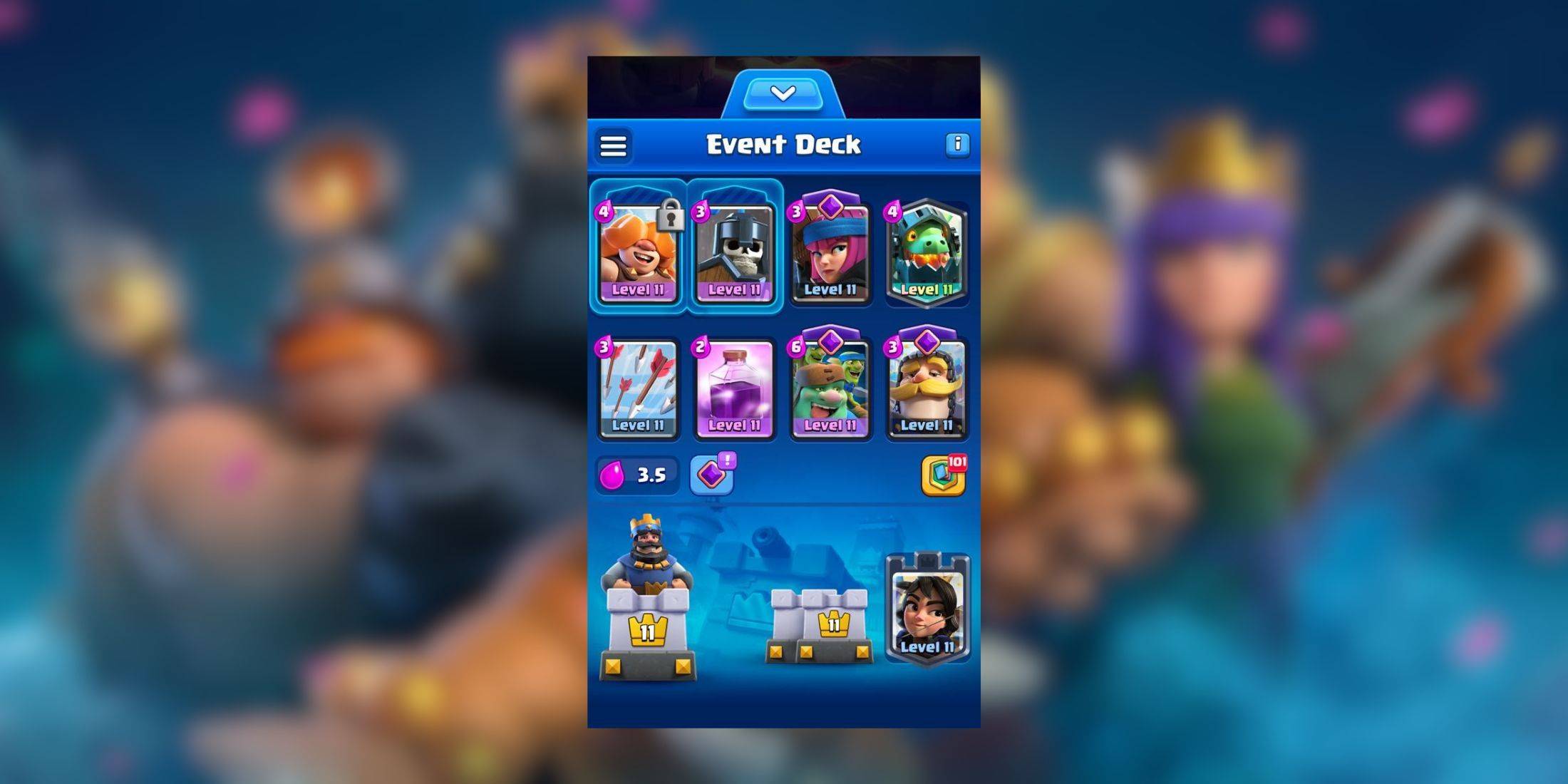 Mazzo uno per evento gigante di rune in Clash Royale