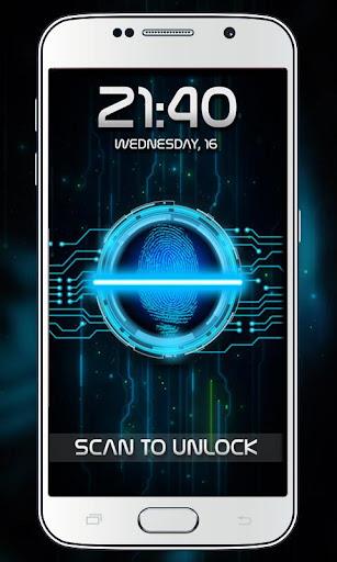 Fingerprint Lock Prank Schermafbeelding 0