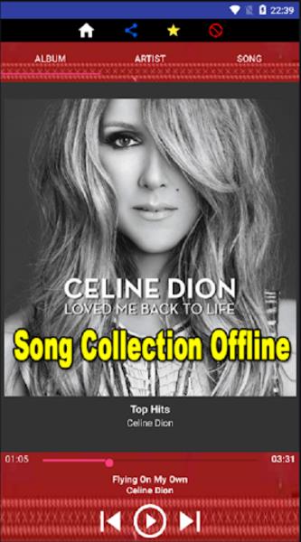 Celine Dion Offline Screenshot 1