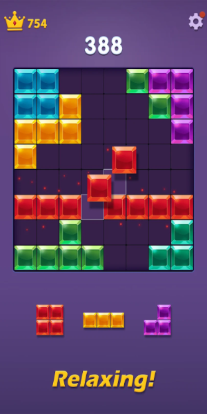 Blocks Puzzle: Gem Blast Captura de tela 0