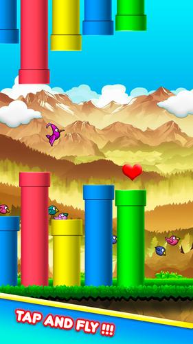 Birds Flying: Birds Games स्क्रीनशॉट 1