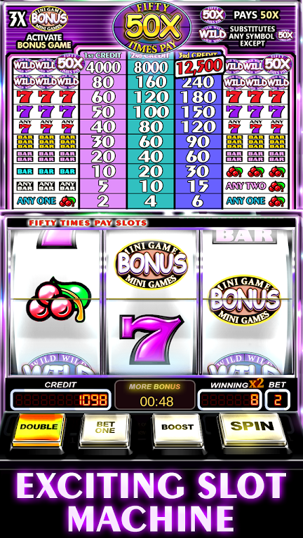 Free Slot Machine 50X Pay Screenshot 0