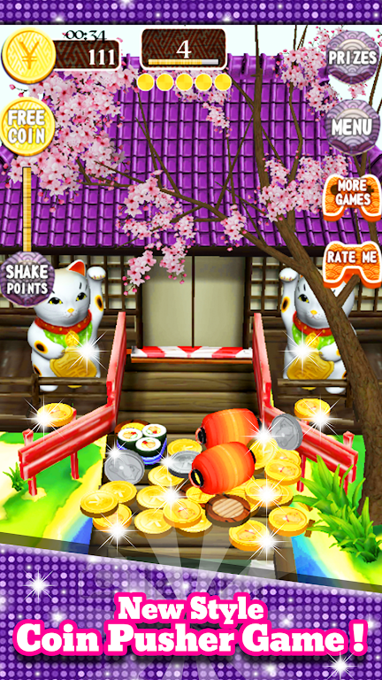Coin Japan Pusher Fever Mania Скриншот 0