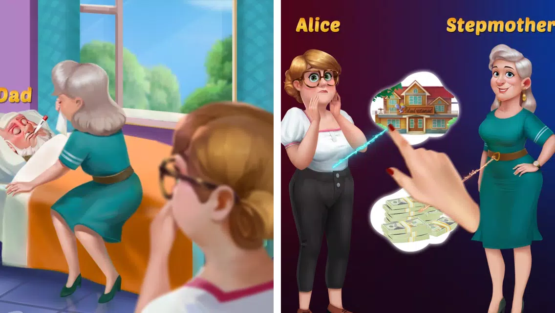 Alice's Restaurant - Word Game Скриншот 0