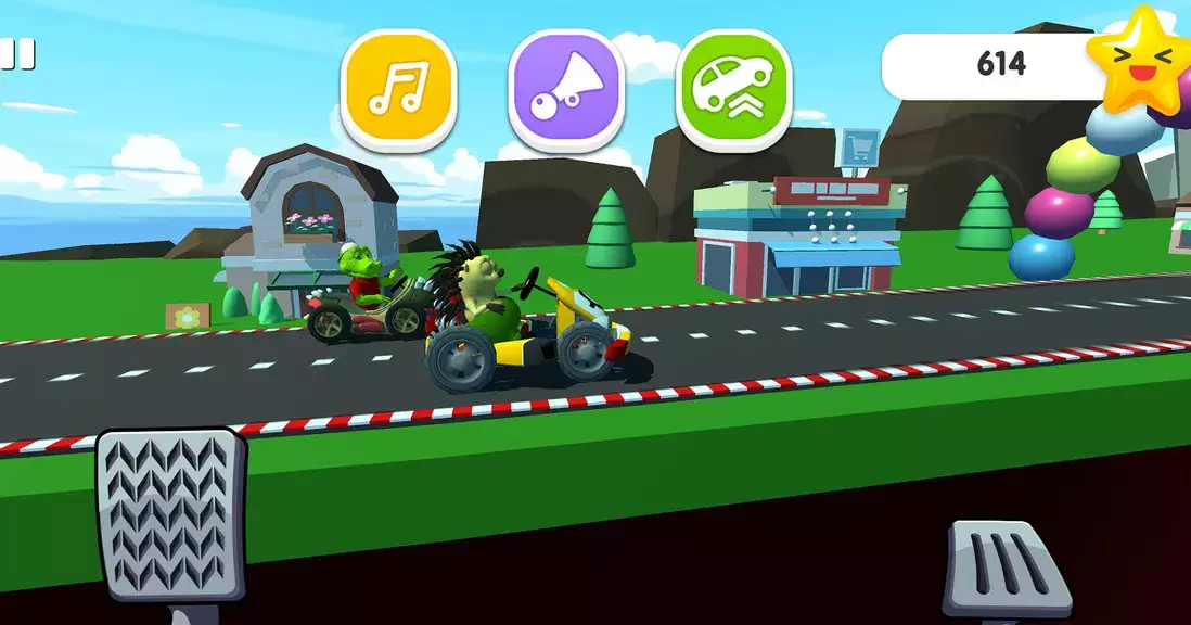 Fun Kids Cars Racing Game 2 スクリーンショット 0