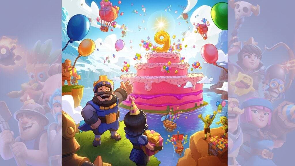 Clash Royaleは、新しい進化と課題で9歳の誕生日をマークします