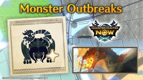 Nuevas funciones de brotes de monstruos probados en Monster Hunter Now