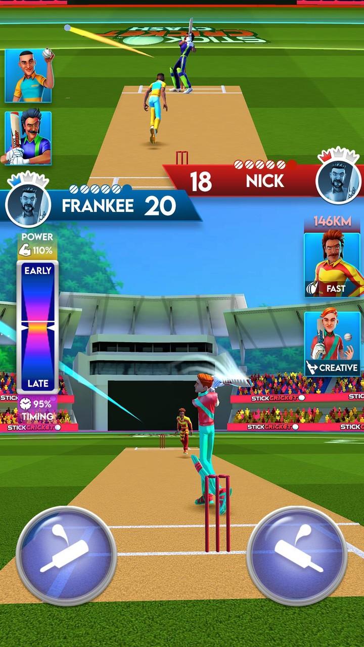 Stick Cricket Clash Tangkapan skrin 0