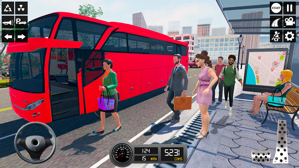 Driving Simulator 3d Bus Games ဖန်သားပြင်ဓာတ်ပုံ 2