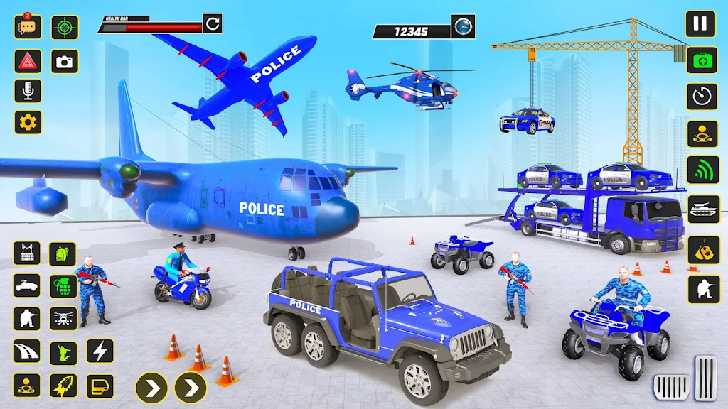 Police Car transporter Game 3D স্ক্রিনশট 1