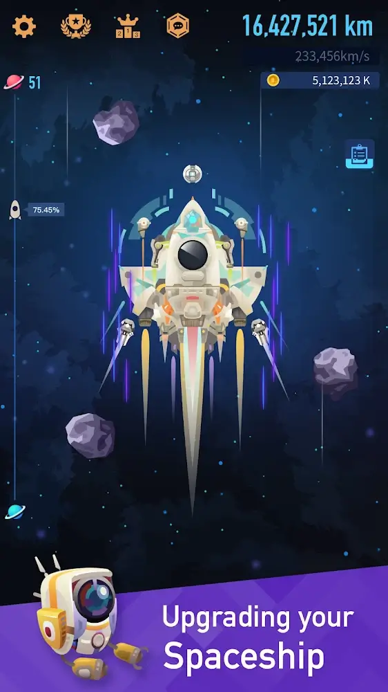 Space Colonizers Idle Clicker ภาพหน้าจอ 1