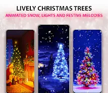 Christmas Tree Live Wallpaper स्क्रीनशॉट 0