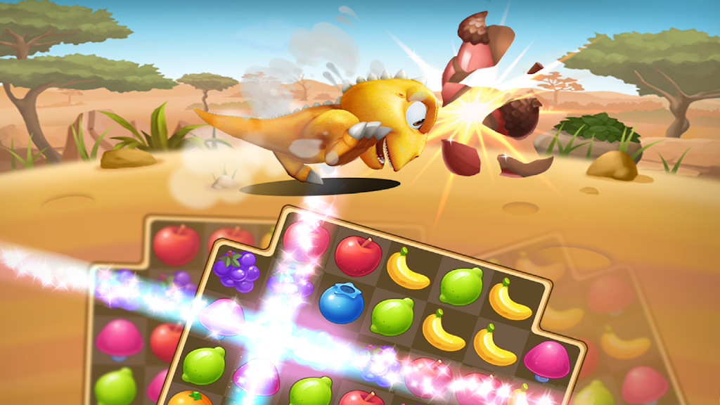 GON: Fruits Match3 Puzzle Screenshot 2