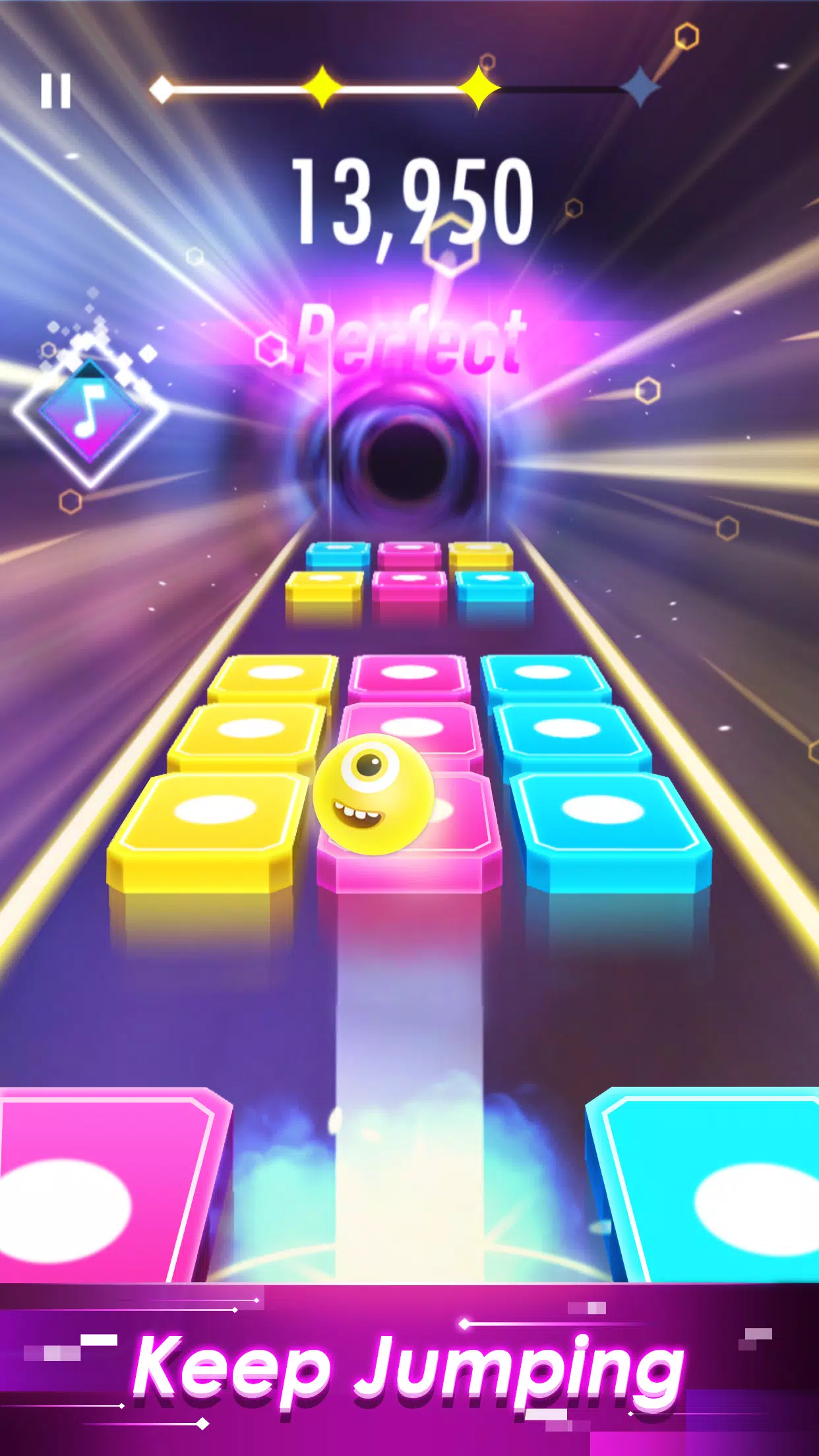 Magic Tiles Hop: EDM Rush Ball Captura de tela 0