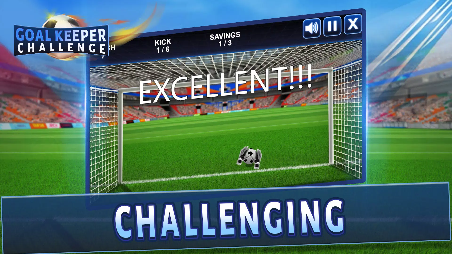 Goalkeeper Challenge Schermafbeelding 2