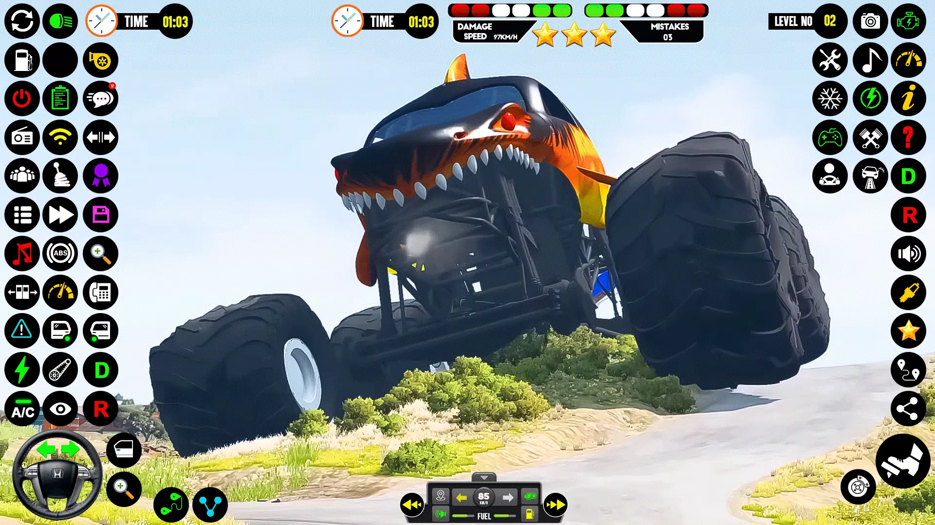Monster Truck Racing: Truck 3D スクリーンショット 1