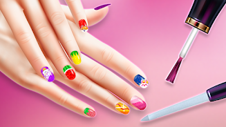 Schermata Nail Salon: Girls Game 0