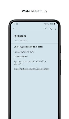 Notally - Minimalist Notes Ekran Görüntüsü 2