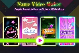 Schermata Name Video Maker - Status 2023 2