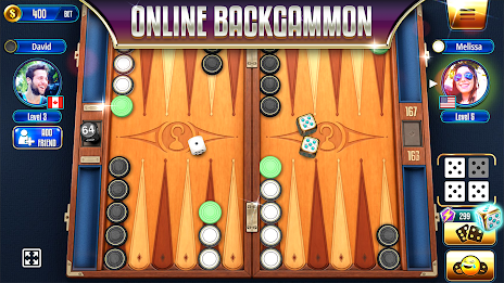 Backgammon Legends Online Captura de pantalla 1