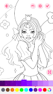 Girls Princess Coloring Book Captura de pantalla 3