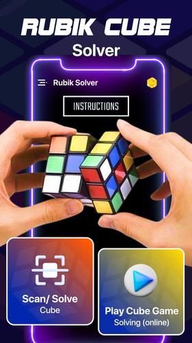 Rubik's Cube Puzzle Solver app स्क्रीनशॉट 0