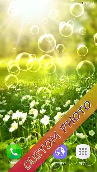 Bubble Live Wallpaper Ảnh chụp màn hình 0