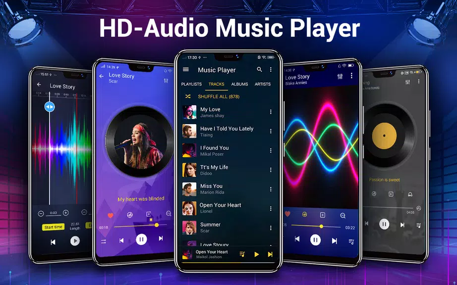 Music player- bass boost,music应用截图第0张