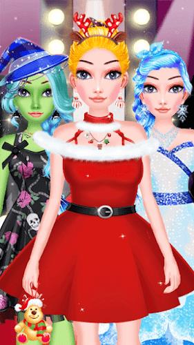 Christmas Dress Up Game Ekran Görüntüsü 0