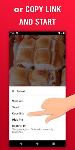 Video Downloader for Pinterest スクリーンショット 1