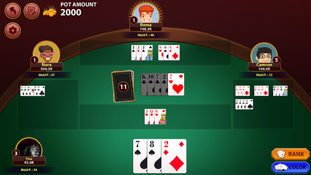 Rummy 500 : The Rummy Game ဖန်သားပြင်ဓာတ်ပုံ 2