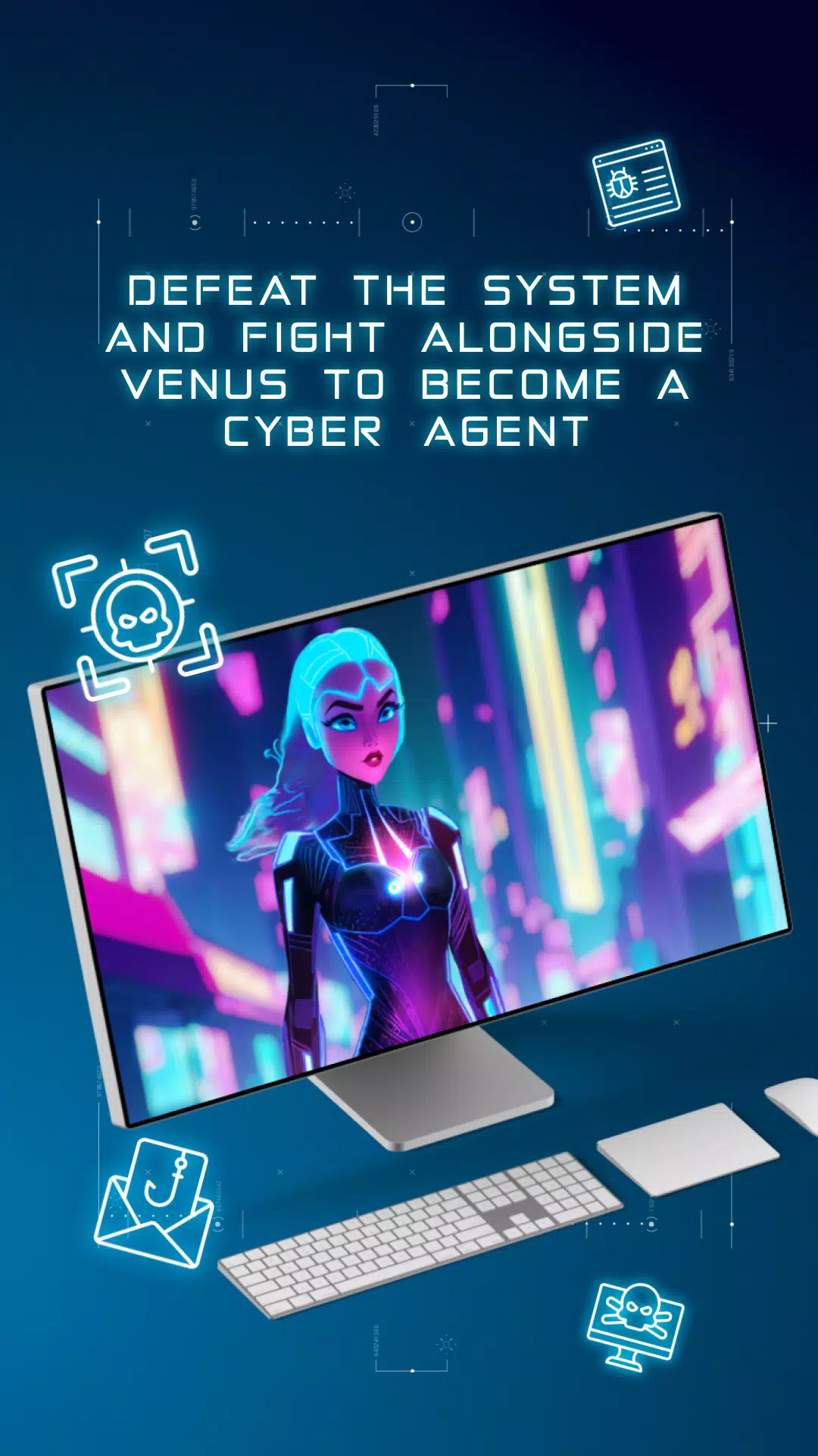 Cyber Agent, a hero rises ဖန်သားပြင်ဓာတ်ပုံ 1