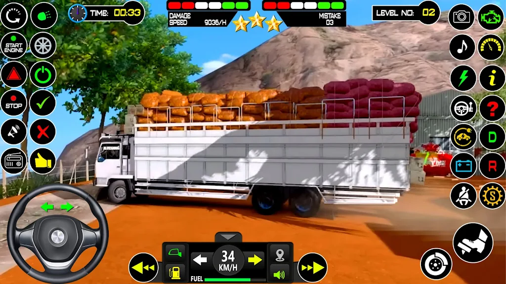 US Mud Truck Transport Game 3D Zrzut ekranu 2