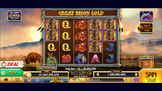 Black Diamond Casino Slots Mod Capture d'écran 1