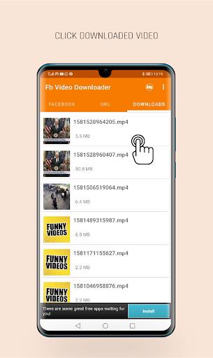 FastVid: Download for Facebook Tangkapan skrin 0