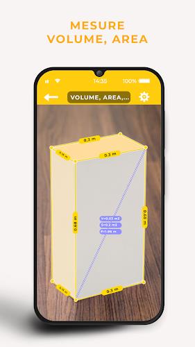 Ruler AR - Tape Measure App Captura de tela 3