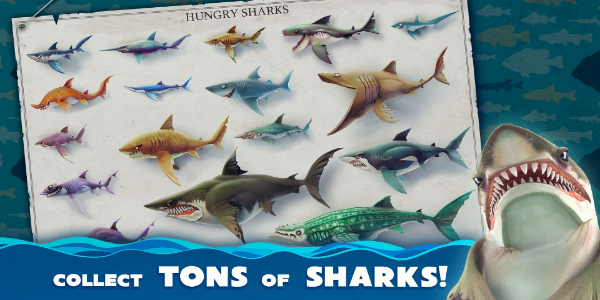 Hungry Shark World Mod ภาพหน้าจอ 1