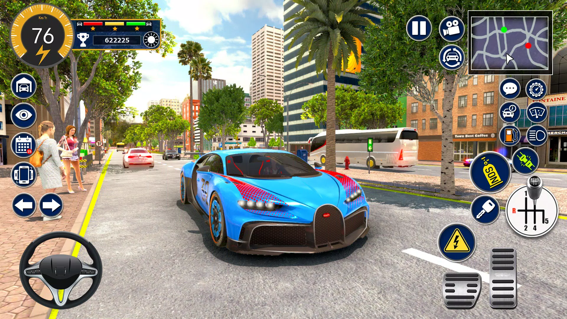 Bugatti Game Car Simulator 3D Скриншот 2