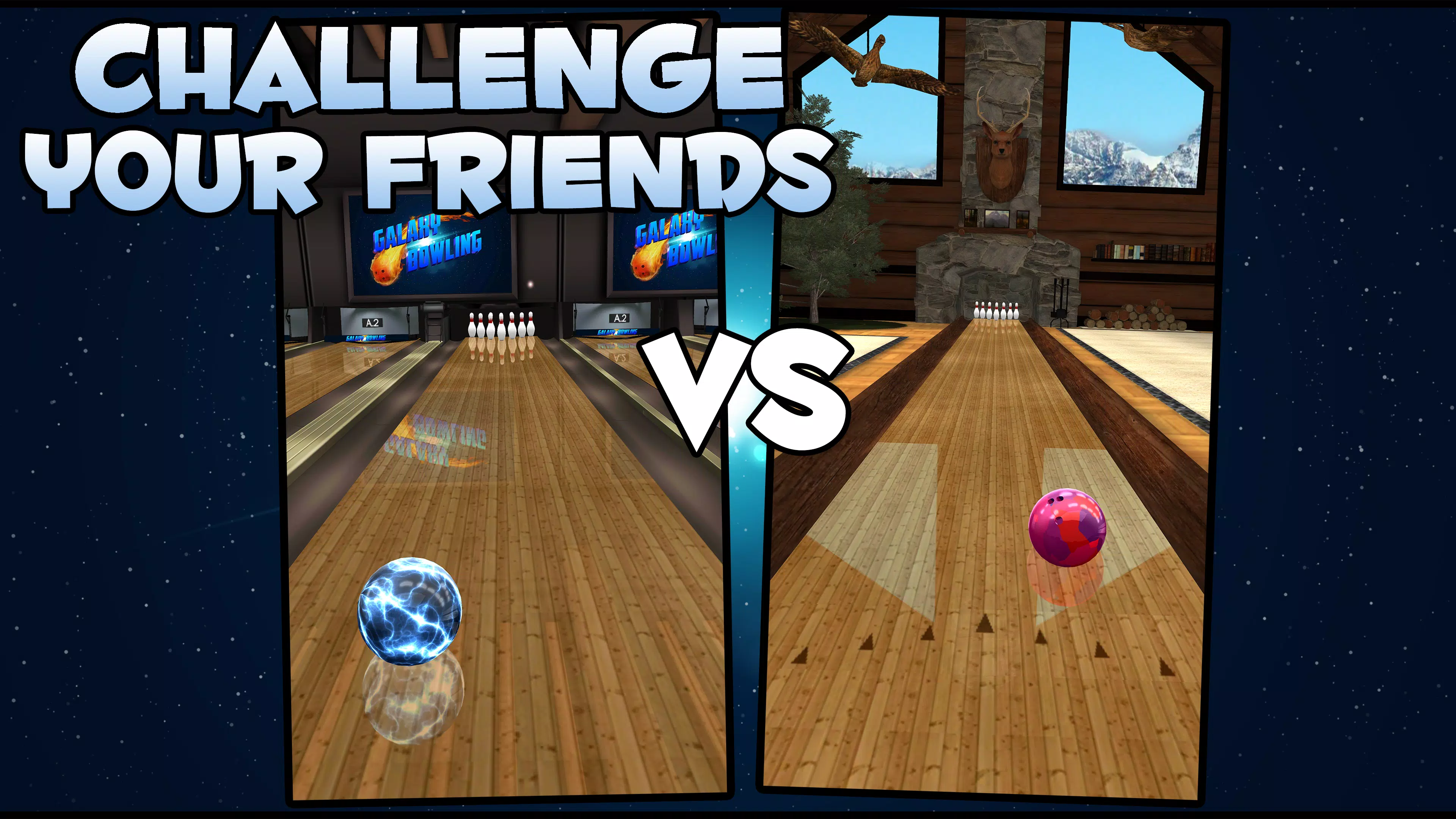 Galaxy Bowling 3D スクリーンショット 1