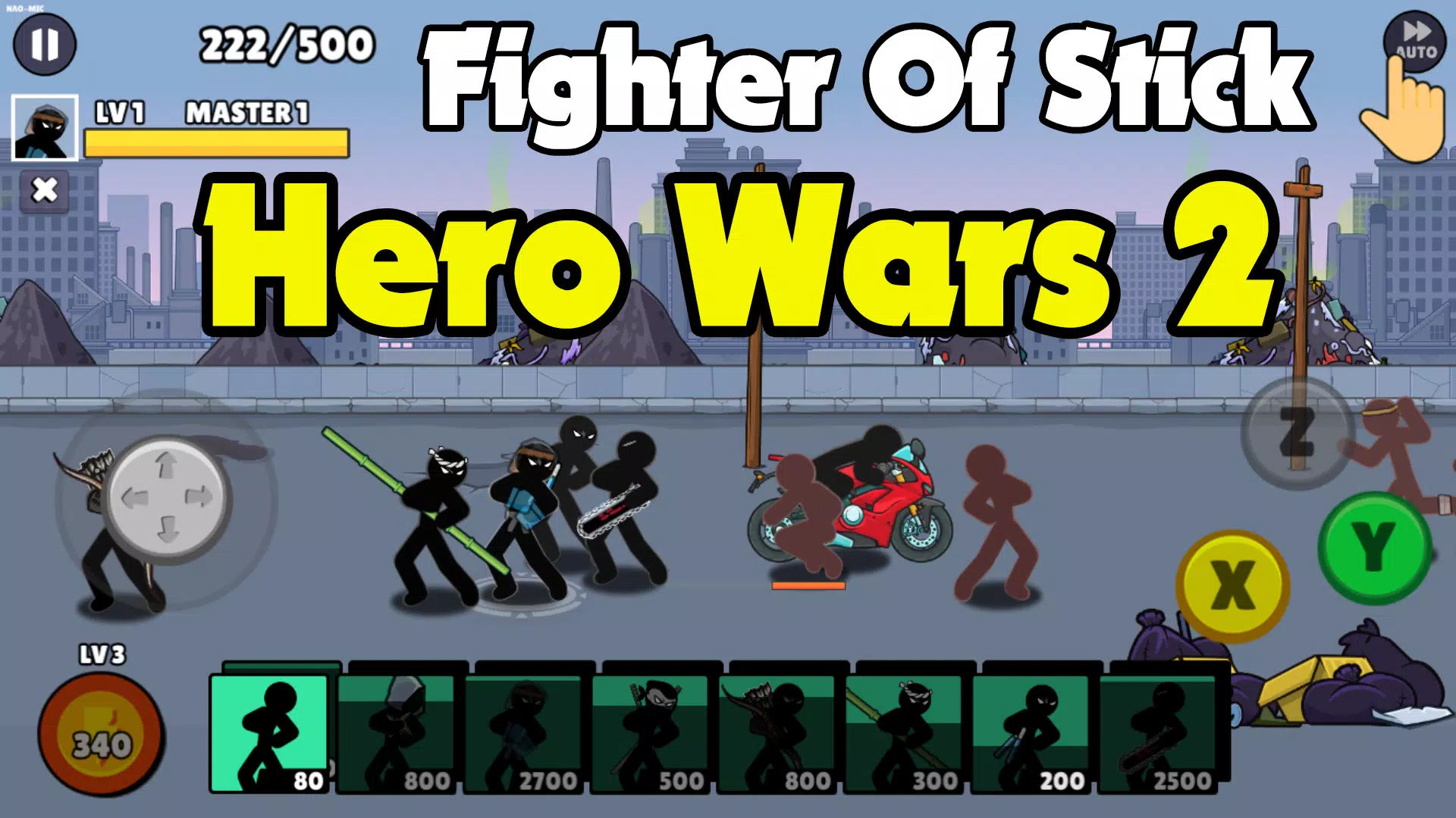 Hero Wars 2 Fighter Of Stick Ảnh chụp màn hình 2