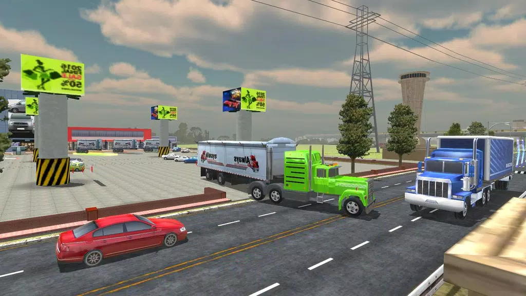 Highway Cargo Truck Simulator Ekran Görüntüsü 1