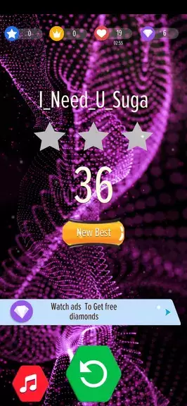 k-pop Magic Game Piano Tiles 2 Captura de tela 1