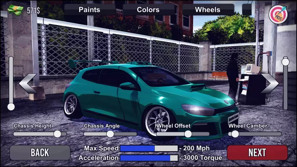 Doblo Drift Simulator স্ক্রিনশট 2