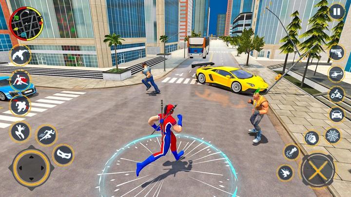 Miami Spider Rope Hero Games Captura de pantalla 2