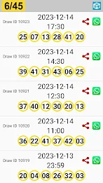 Gosloto Lottery Results Schermafbeelding 0